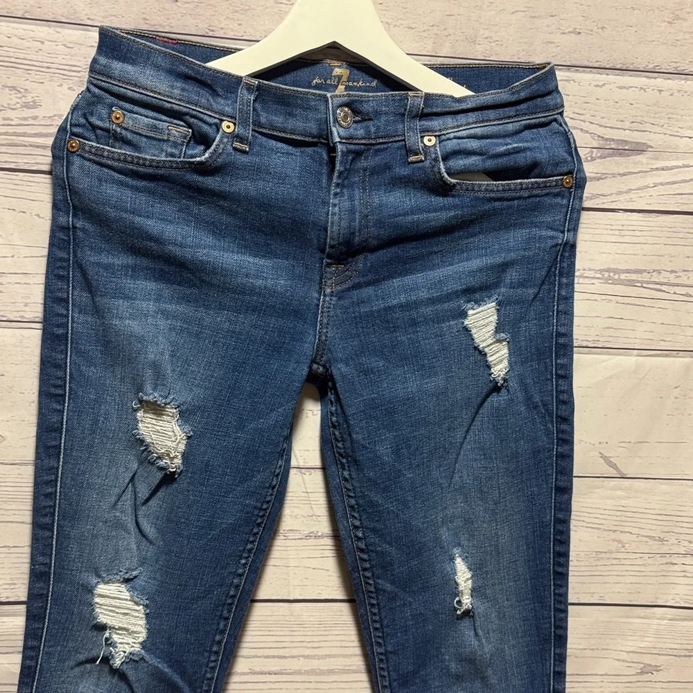 7 for all mankind roxanne ankle jeans - Picture 2 of 9
